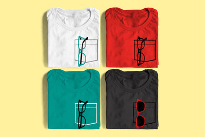 Mock Pocket with Glasses or Sunglasses SVG Designed by Geeks 
