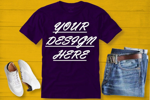 Mockup Masculin T-shirt Mock Up Photo ArtStudio 