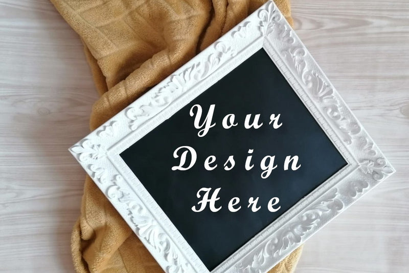Mockup White Frame, Digital Mockups - So Fontsy