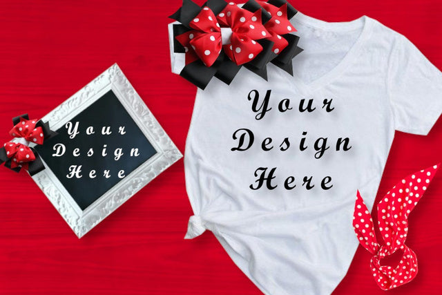 Mockup White Tshirt, Mocku Up White Frame Mock Up Photo ArtStudio 