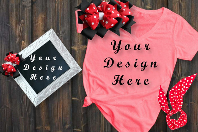 Mockups red shirt and white frame templates Mock Up Photo ArtStudio 