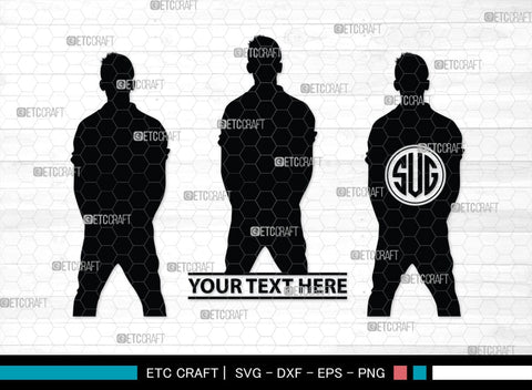 Models Monogram, Models Silhouette, Models SVG, Women Models Svg, Men Models Svg, Fashion Girl Svg, SB00388 SVG ETC Craft 