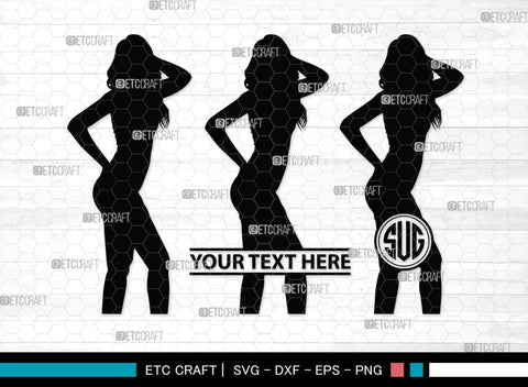 Models Monogram, Models Silhouette, Models SVG, Women Models Svg, Men Models Svg, Fashion Girl Svg, SB00388 SVG ETC Craft 