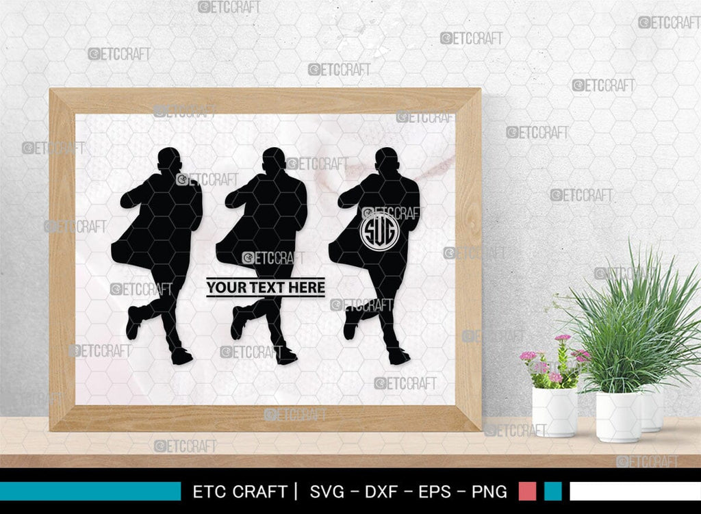Models Monogram, Models Silhouette, Models SVG, Women Models Svg, Men ...