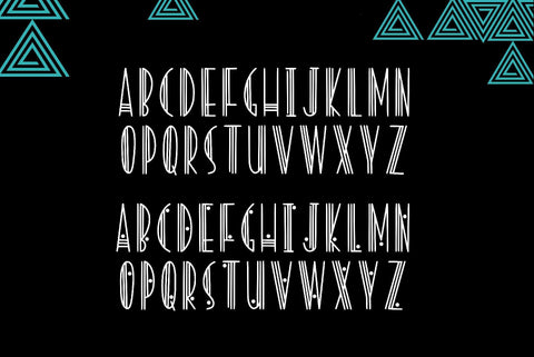 Modern Deco Font Kitaleigh 