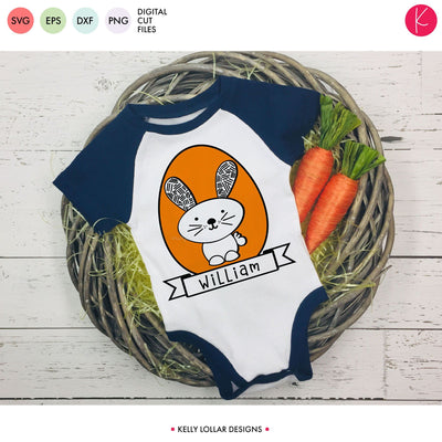Modern Easter Bunny SVG Kelly Lollar Designs 