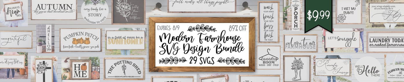 Modern Farmhouse SVG Design Bundle