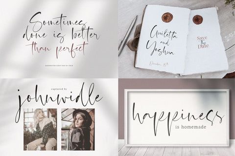 Modern Handwritten Font Bundle - Vol 1 Font Timur type 