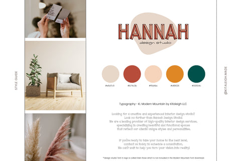 Modern Mountain Font Kitaleigh 