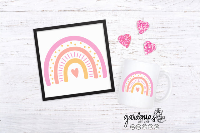 Modern Rainbow SVG SVG Gardenias Art Shop 