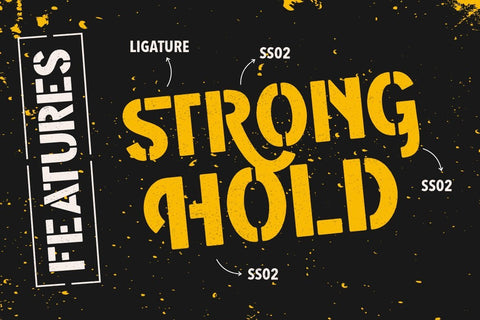 Modest Stencil Sans Font Creatype Studio 