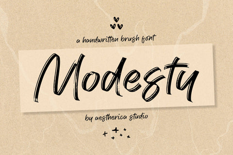 Modesty Font Aestherica Studio 