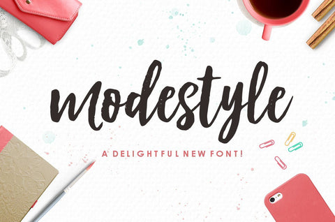 Modestyle Script Font Youngtype 