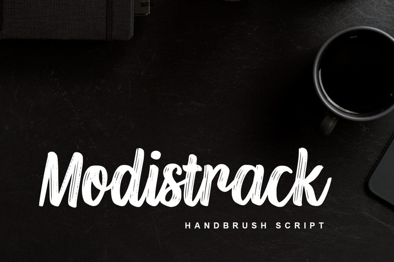 Modistrack Font Abo Daniel Studio 