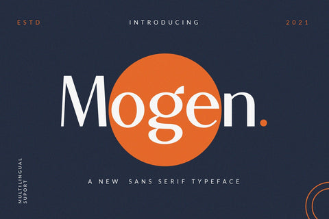 Mogen_a new sans serif typeface Font toni_std 