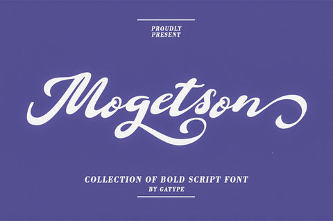 Mogetson Font gatype 
