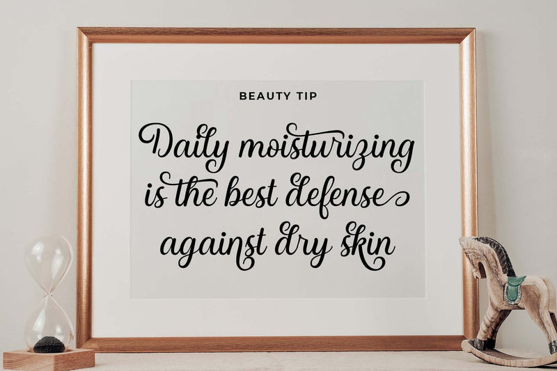 Moisturize Script Font with Alternative Characters and Swirls - So Fontsy