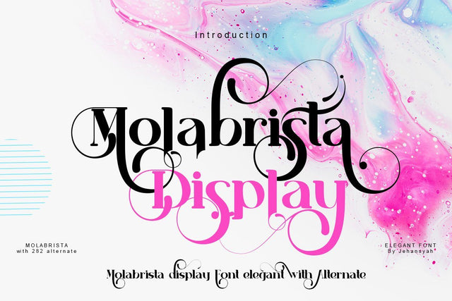 Molabrista Display Font JH-CreativeFont 