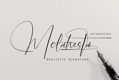 Molahesta - Realistic Signature Font Storytype Studio 