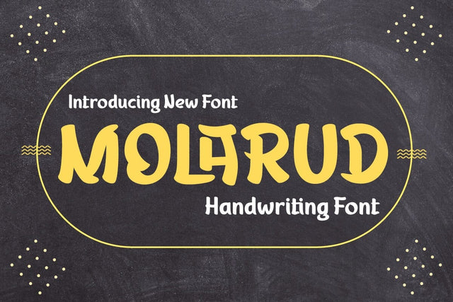 Molarud Font Font twinletter 