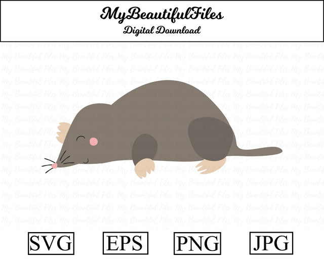 mole - animal SVG MyBeautifulFiles 