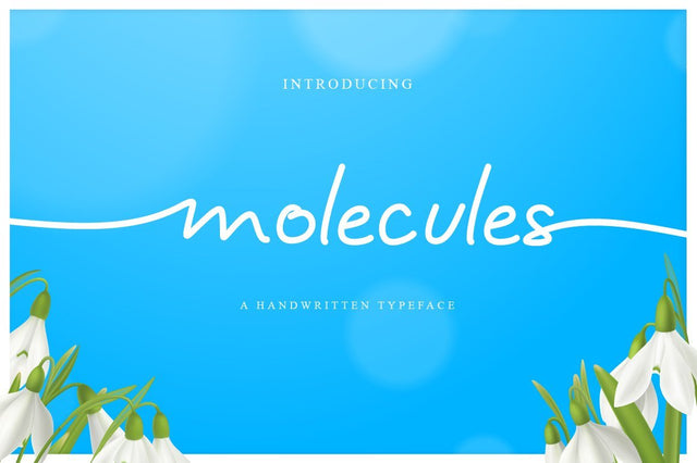 Molecules Script Font Anastasia 