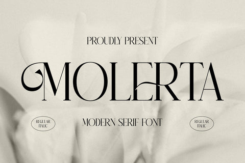 Molerta Typeface Font Storytype Studio 