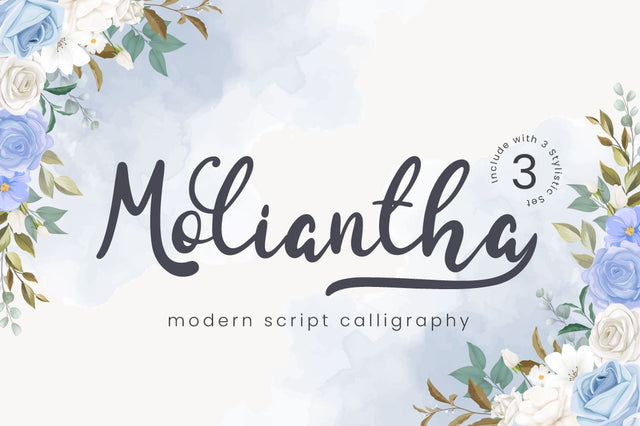 Moliantha - Script Font Font Attype studio 