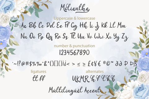 Moliantha - Script Font Font Attype studio 