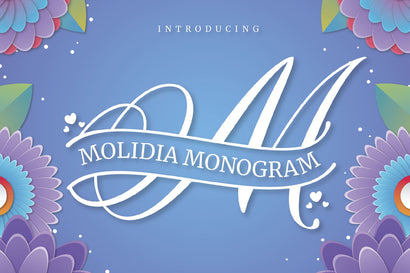 Molidia Monogram Font toni_std 