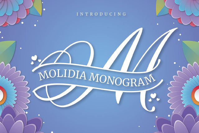 Molidia Monogram Font toni_std 