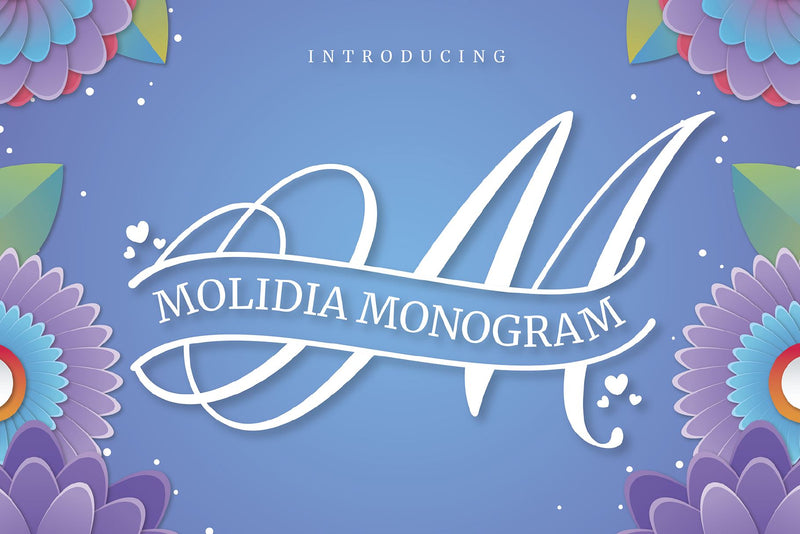 Molidia Monogram Font toni_std 