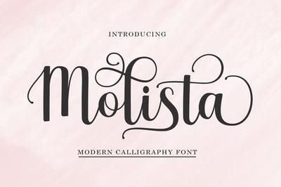 Molista Script Font AngelStudio 
