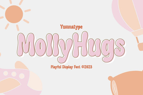Molly Hugs Font yumnatype 