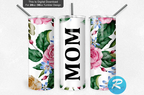 Mom 20 oz / 30 oz Tumbler PNG Sublimation Regulrcrative 