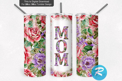 Mom 20 oz / 30 oz Tumbler PNG Sublimation Regulrcrative 