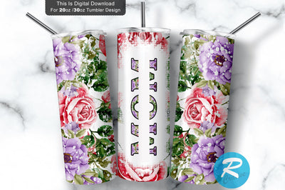 Mom 20 oz / 30 oz Tumbler PNG Sublimation Regulrcrative 