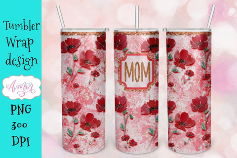 Mom 20oz tumbler sublimation design Sublimation Amorclipart 