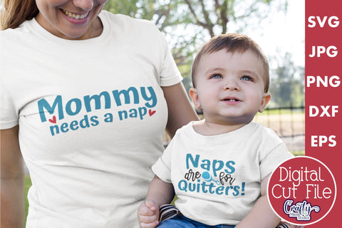 Mom And Me Svg Bundle | Mom Shirt Design Bundle SVG Crafty Mama Studios 