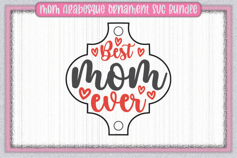 Mom Arabesque Ornament SVG Bundle SVG Creativeart88 