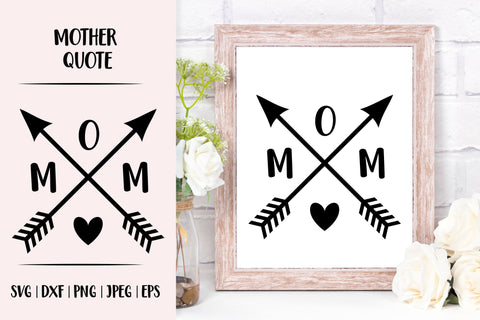 Mom arrows design. Mother’s Day SVG. Mom life SVG LaBelezoka 