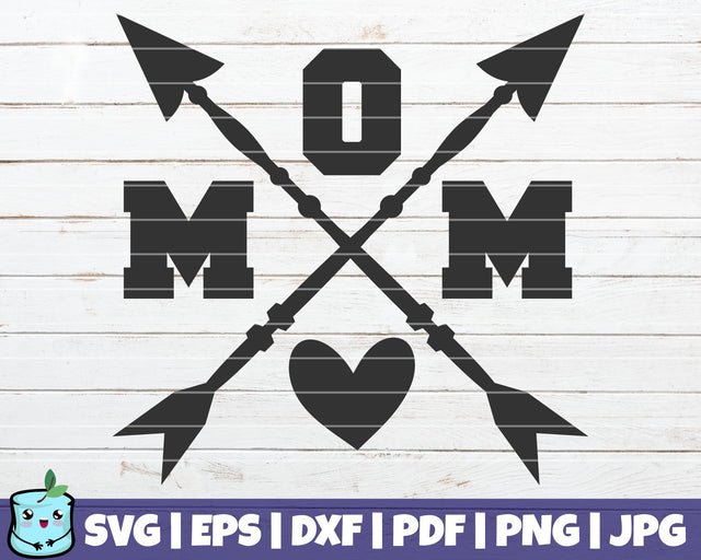 Mom Arrows SVG MintyMarshmallows 