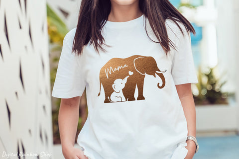 Mom baby animals svg bundle, Mama SVG, mothers day svg SVG Digital Rainbow Shop 