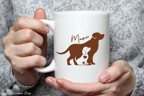 Mom baby animals svg bundle, Mama SVG, mothers day svg SVG Digital Rainbow Shop 