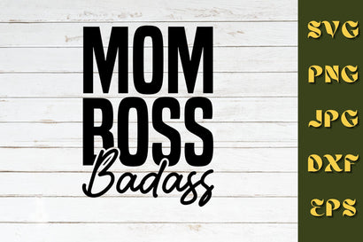 Mom Boss Badass SVG NextArtWorks 