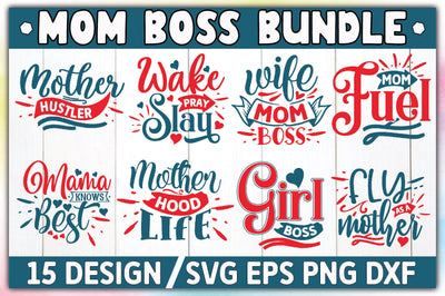 Mom Boss Bundle SVG Ariyan 