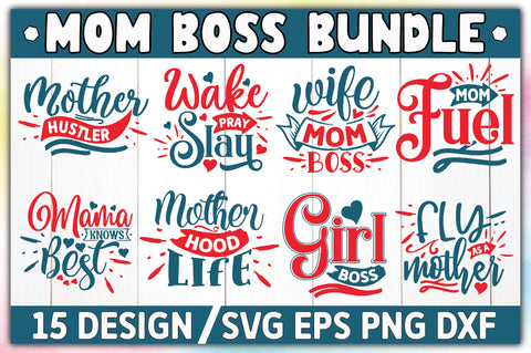 Mom Boss Bundle SVG Ariyan 