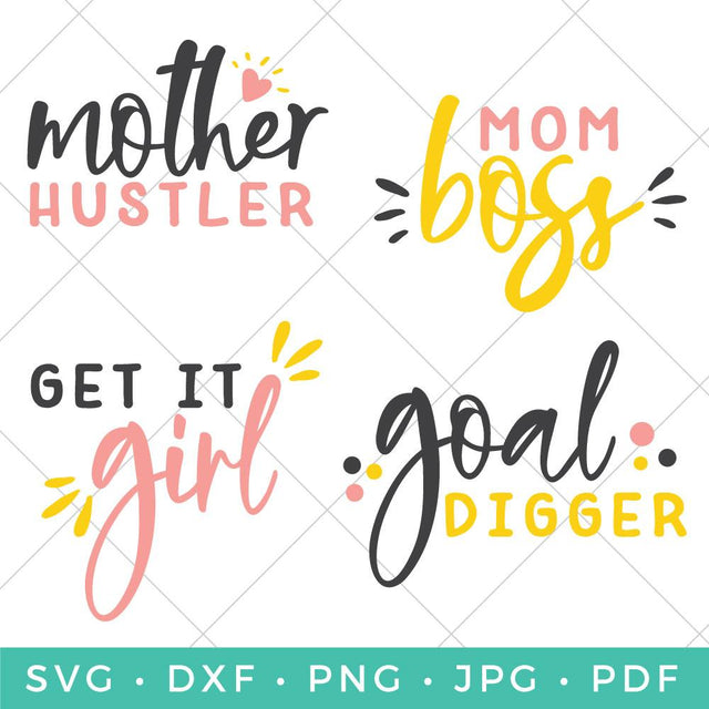 Mom Boss Bundle SVG Hey Let's Make Stuff 