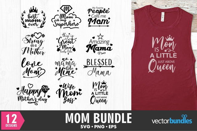Mom bundle quote svg SVG vectorbundles 