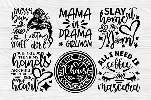 Mom Bundle SVG, Funny Mom Svg, Mothers Day, Cricut SVG TonisArtStudio 